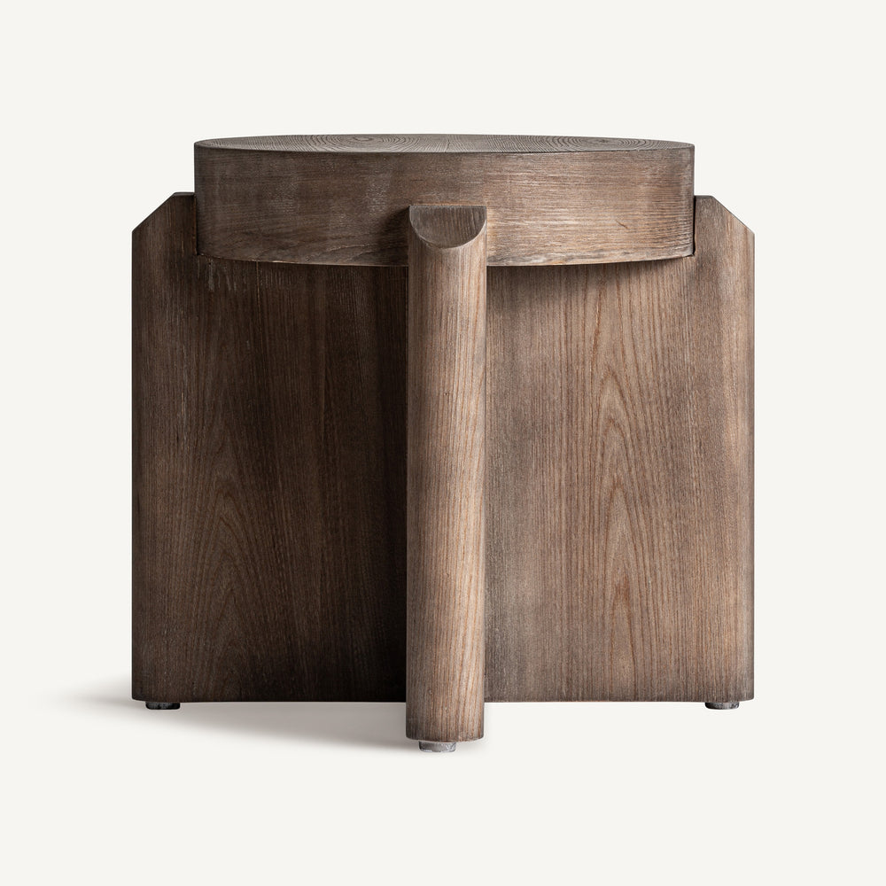 Hocker JACQUARD aus Ulme